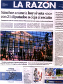 La Razón - 29 Octubre 2016